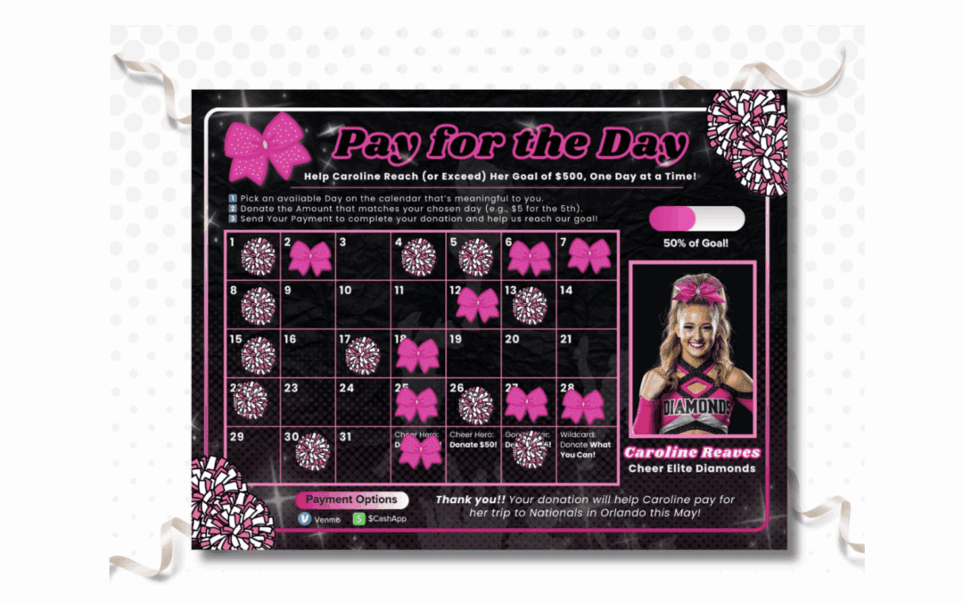 Cheer Pay for the Day Fundraiser